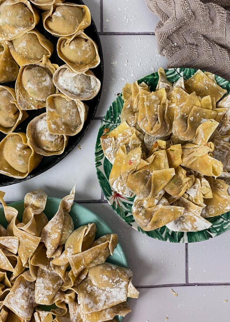 Dumplings falten: So formst du ganz einfach Wantans