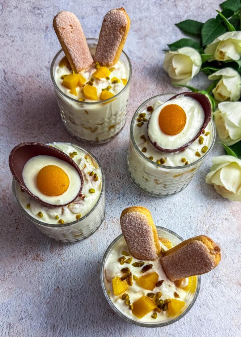 Einfaches Oster-Dessert à la Tiramisu mit Eierlikör